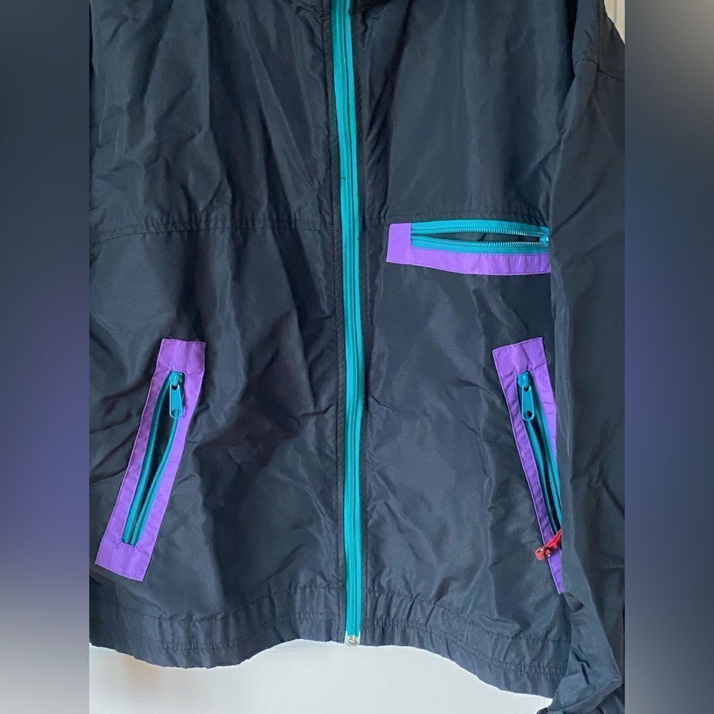 Multi-Color Zip Jacket Windbreaker by Sierra design. - Picture 3 of 7